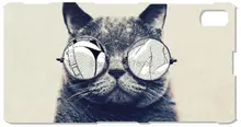 Printed Funny Cat Cell Phone Cover For Sony Xperia Z Z1 Z2 Z3 Z4 Z5 Compact Mini E4 M C1904 C1905 M2 M5 C3 C4 SP M35h Case