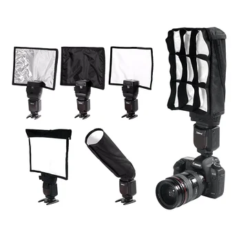 

Speedlight Flodable Reflector Snoot Sealed Flash Softbox Diffuser
