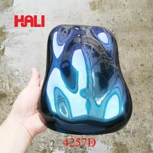 Авто порошковые краски нейл-арта пигментарный порошок, артикул: 4257D, небесно-голубой/синий эффект, 1 лот = 10 gram, а также