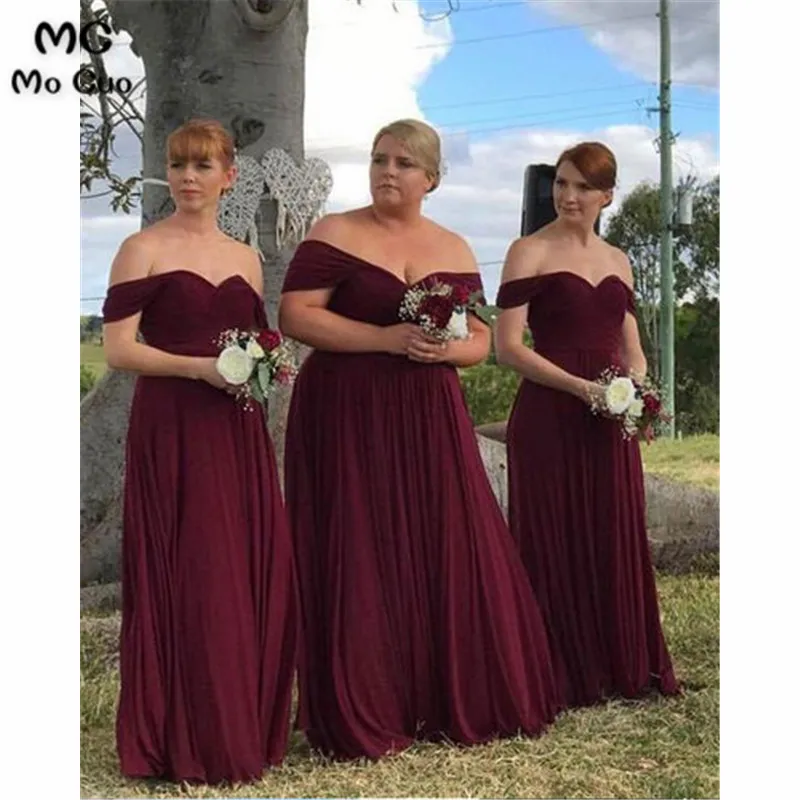 maroon wedding dresses with sleeves