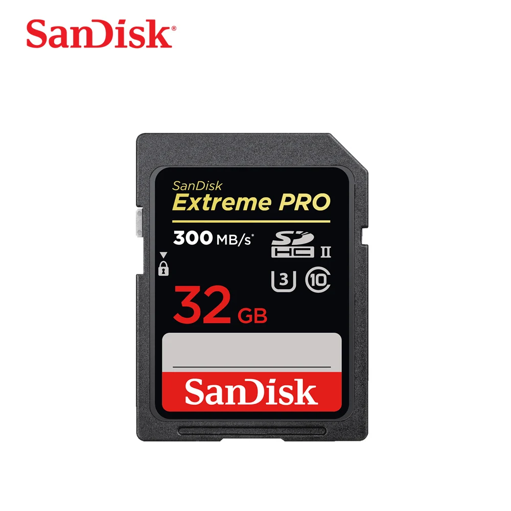 Карта памяти SanDisk Extreme Pro sd Class10 высокоскоростная карта 32 ГБ 64 для камеры SDHC UHS II