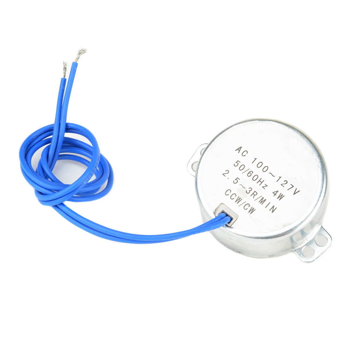

1Pc Turntable Synchronous Motor CCW/CW Direction 4W 50/60Hz 2.5-3RPM AC 100-127V Electric Synchronous Motors For Fan Burn Oven