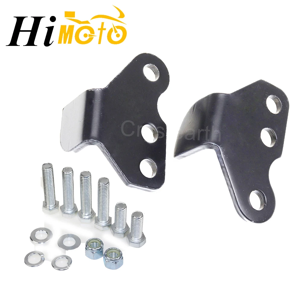 

1" 2" Rear Adjustable Lowering Kit Drop Slam Hardware For 1993-2001 Harley Touring FLT FLHT FLHR Road King Street Electra Glide