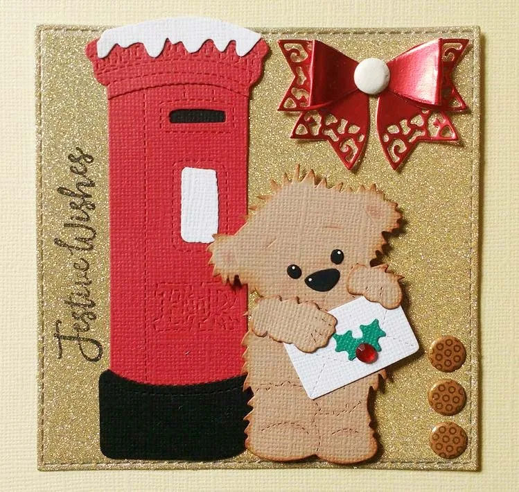 

Metal Cutting Dies Tattered bear Stencils for DIY Scrapbook Photo Album Paper Card Decorative Craft Embossing Die New 2018