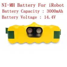 Cncool 14,4 V 3500mAh Ni-MH аккумуляторные батареи для Irobot Roomba 500 620 610 630 650 660 Запчасти для пылесоса