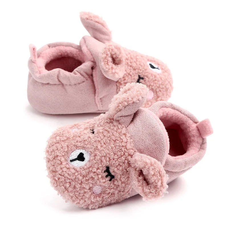 

Newborn Baby Shoes Winter Warm Soft Baby Girl Boy Snow Boots Shoes Infant Toddler Cartoon Sole Plush Shoe Prewalker Baby Booties