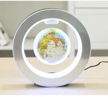 

Novelty Round LED World Map Floating Globe Magnetic Levitation Light Antigravity Magic/Novel Lamp Birthday Home Dec Night lam