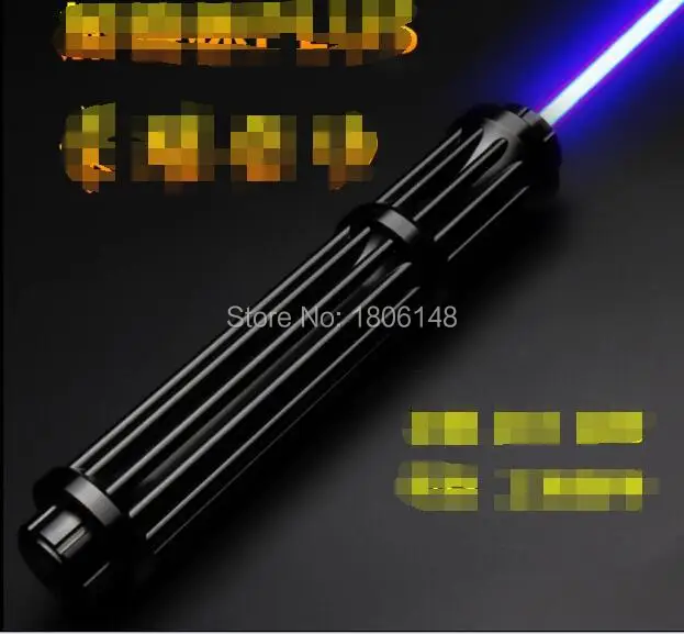 Mais Poderoso Militar Azul Laser Ponteiros 450nm Lanterna Queima Jogo - Queimar Luz Charutos Vela Preto Caça 100w 1000000m 4 High Quality Esporte e Lazer