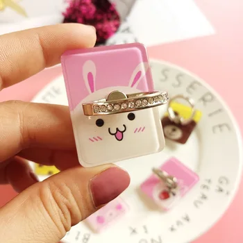 

Universal Candy Phone Holder Colorful Mount Grip Stand 360 Degree diamond Finger Ring For IPhone Xs max Xiaomi HTC