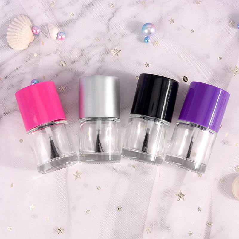 Empty Cosmetic Containers Pump Dispenser Bottle  9ml Refillable  Nail Art Acetone Polish Bottle Perfume Vaporizador