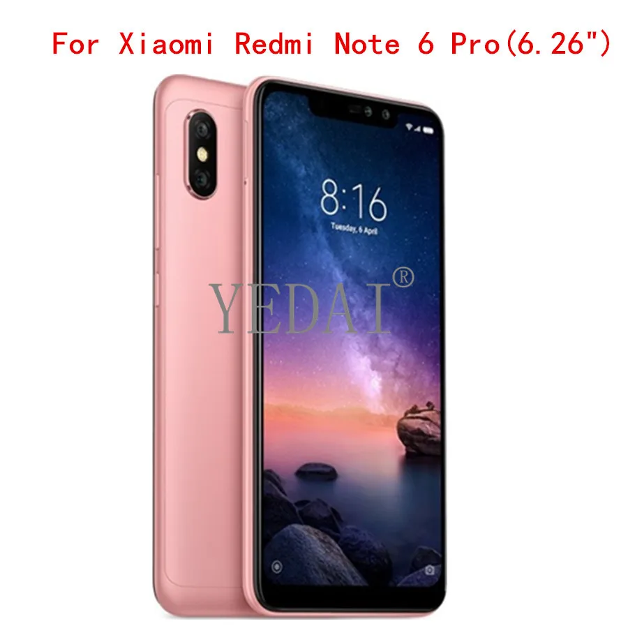 

YEDAI For Xiaomi Redmi Note 6 Pro case Brand Ultra thin Transparent TPU Soft Protective Back Cover case For Redmi Note 6 Pro