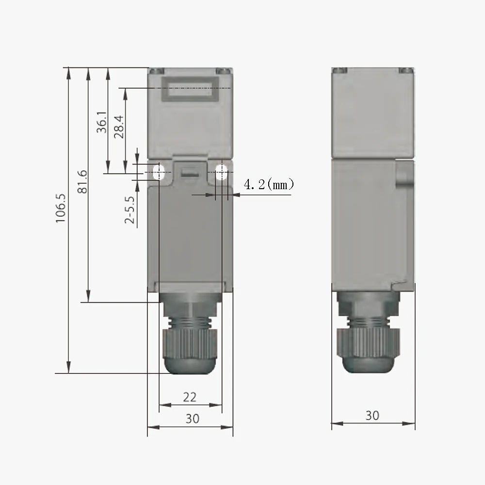 KEDU QKS8 AC 250 В/400 В 15/14A/8A IP54 переключатель блокировки безопасности для высокой