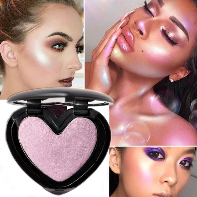 6 Color Face Makeup Highlighter Powder Palette Brighten Facial Make Up Highlight Contour Glow