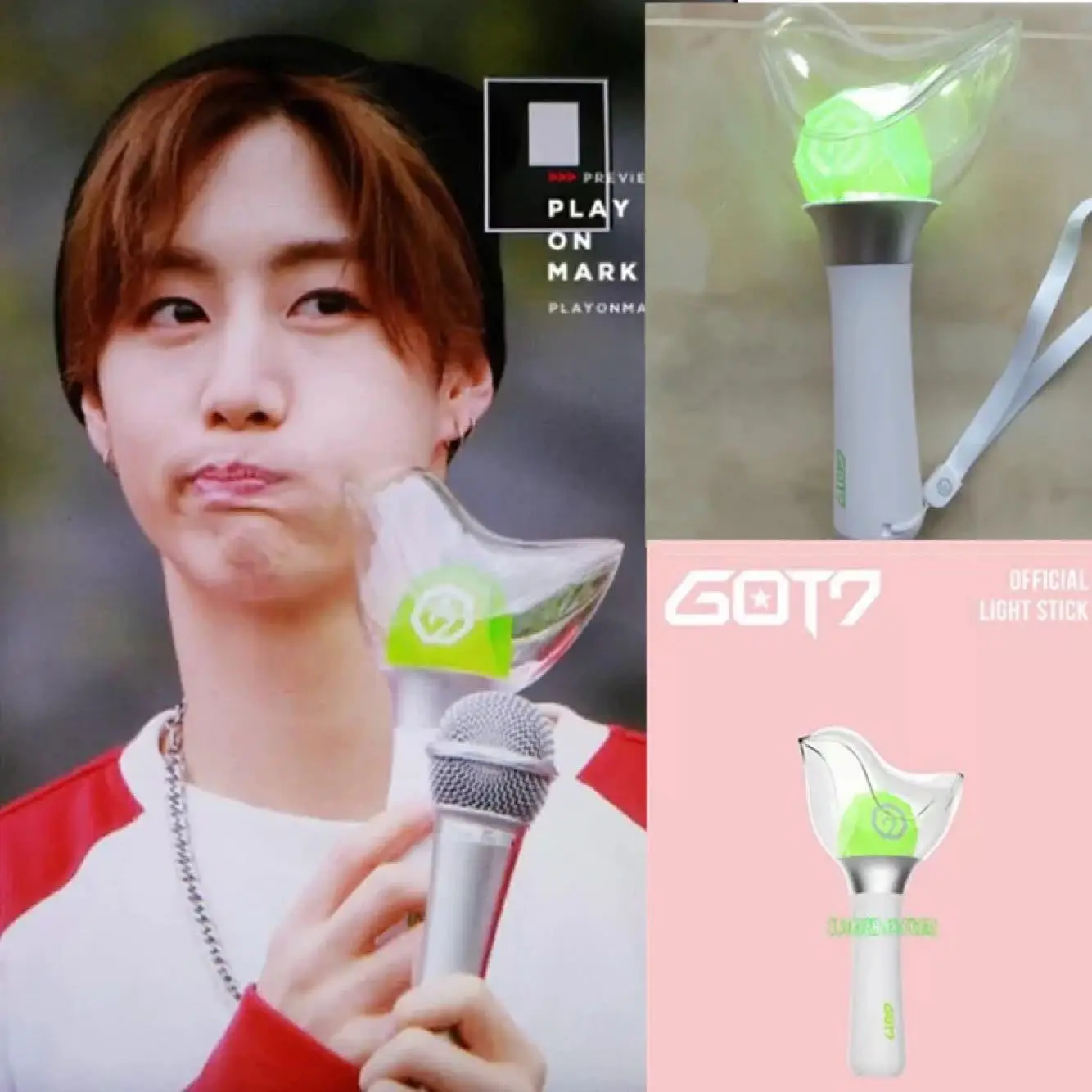 

GOT7 2019 KEEP SPINNING Kpop Jackson Bird Light Official Support Light Fly Concert GOT7 Bird Korea Surrounding Shine Light Stick
