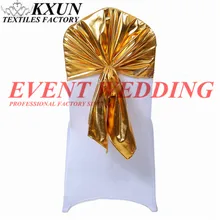 65x140 см металлических воздушных шаров с бронзовым покрытием накидка на стул, из спандекса с капюшоном крепежная створка стула украшение для свадьбы