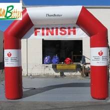 ThanBetter полноцветный принт Прямая рекламы Добро пожаловать Вход арки, надувной старт линии надувной финишной линии