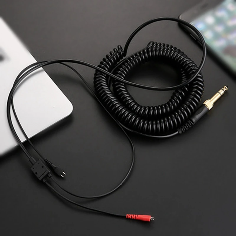 Replacement Spring Audio Cable For Sennheiser HD25 HD25 II HD560 HD540 HD480 HD430 HD250 Headphones