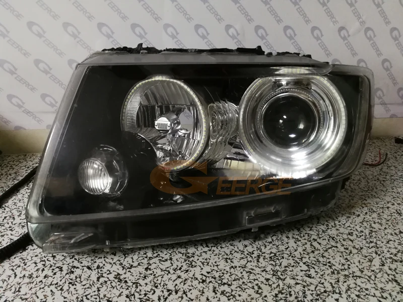 Для JEEP GRAND CHEROKEE 2011 2012 2013 ксенон отличное Ангельские глазки ультра яркий smd led Ангельские глазки комплект DRL