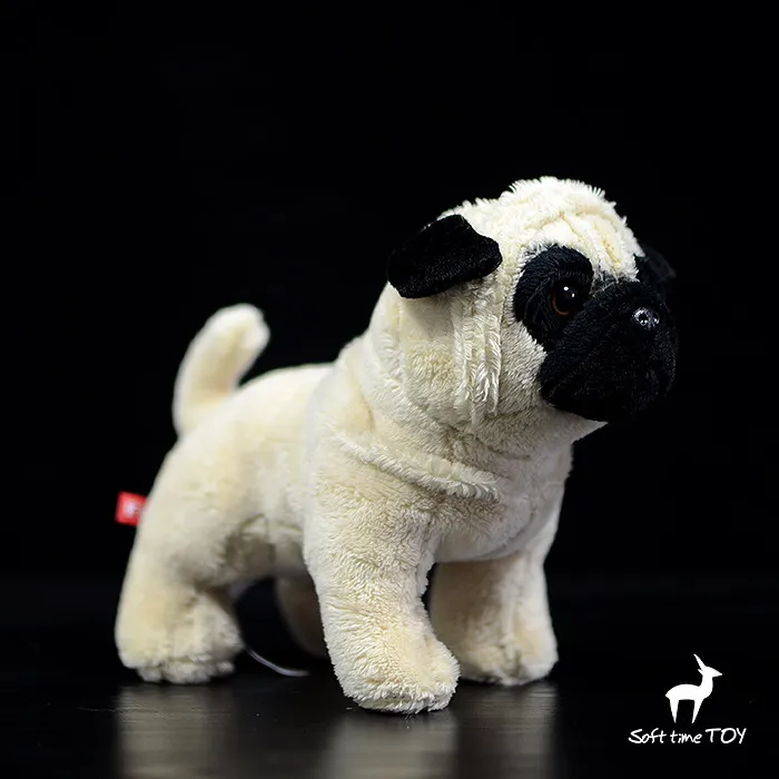 Soft Toys Pug Dog Doll Simulation Animals Plush Doll Children's Toy