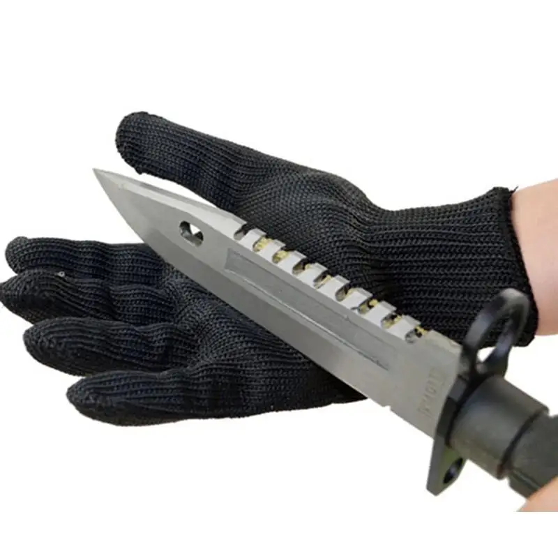 1 шт. противоскользящие перчатки для охоты и рыбалки, устойчивые к порезам защитные сетчатые перчатки для защиты рук
