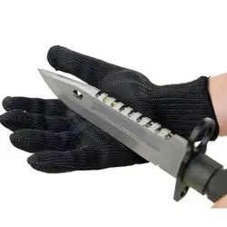 1 шт. анти-вырезать Анти-слип открытый рыбалки, охоты перчатки порезостойкие защитные защита рук сетки перчатки