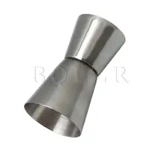 2 шт. из нержавеющей стали Коктейльные джиггеры Бар Инструмент аксессуары серебро