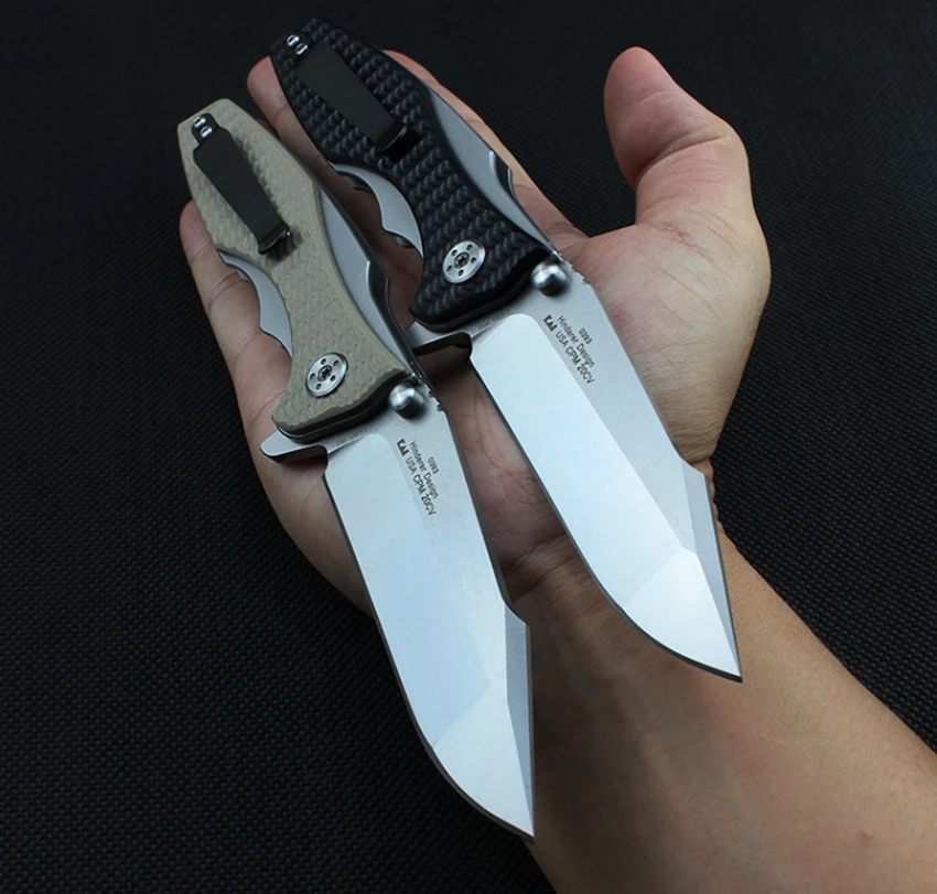 ZT0393 Складной нож 440C Лезвие шарикоподшипник G10 Ручка Открытый Отдых Охота Тактический выживания Карманные Ножи EDC ручной инструмент