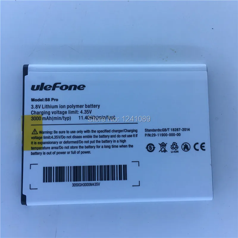 Мобильный телефон Ulefone S8 pro аккумулятор 3000 мАч 5 3 дюйма MTK6580 MTK673 длительное время