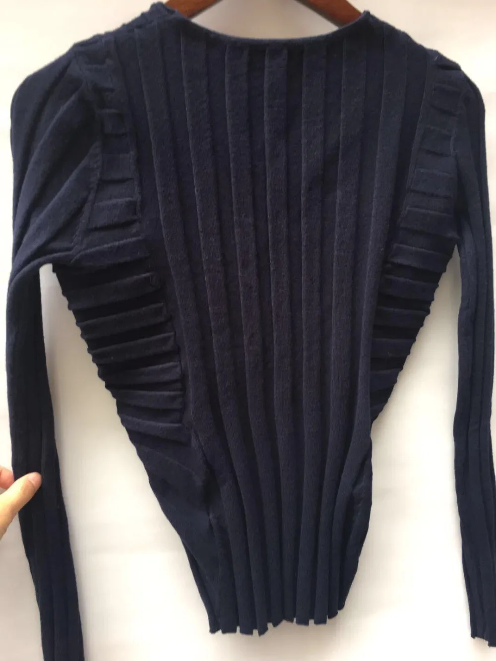 Creux Couleur Minceur V Manches Longues Printemps À 2019 Cou Mode Pure Rides Chandails Nouvelle hrtsdQC