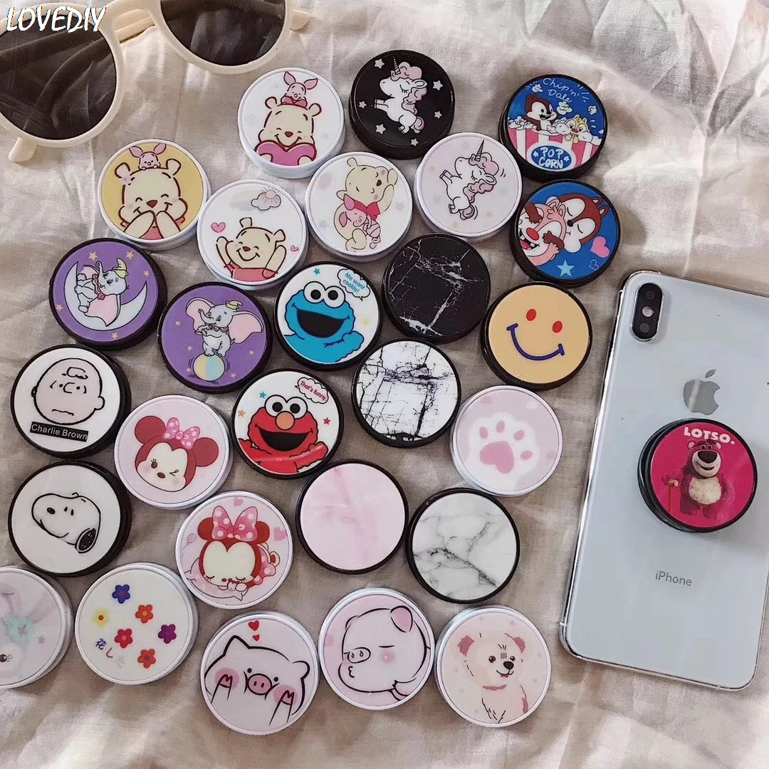 

Cartoon Universal Mobile phone bracket expanding stand finger ring holder for iPhone for xiaomi redmi for samsung for huawei
