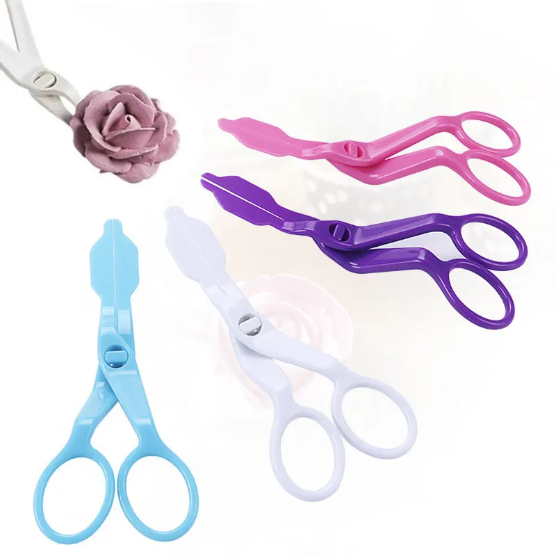 

Plastic Cake Scissors Icing Piping Flower Scissors Icing Modeling Rose Flowers Cake Decorating Tools Baking Pastry Accessories