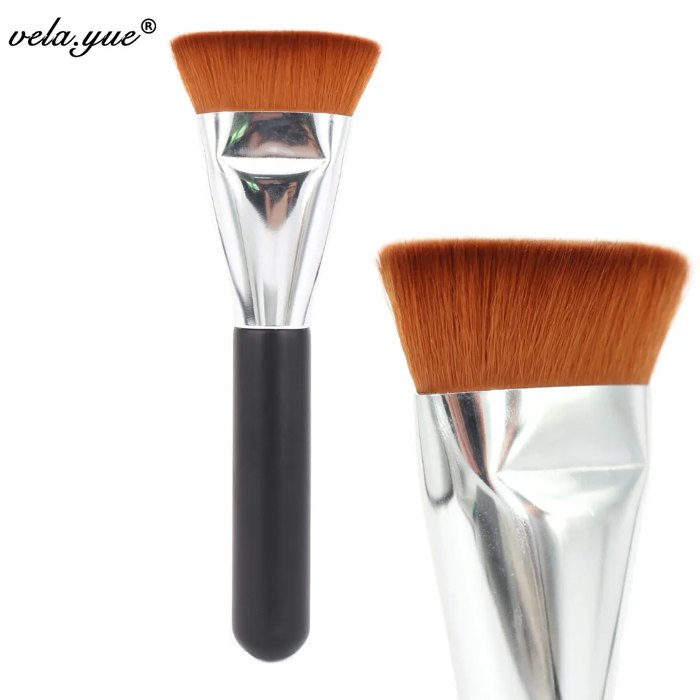 

Professional Flat Contour Brush Large Face Blending Contouring Foundation Primer Blusher Makeup Brushes Beauty Tool