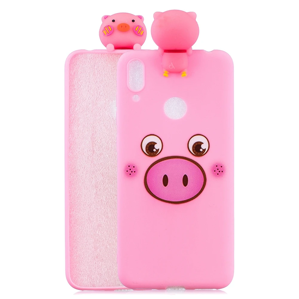 Etui Huawei Y5 Y6 Y7 Y9 Prime Cases 3D Kawaii Panda Unicorn Silicon Cover on for Funda Huawei Y5 Y6 Y7 Y9() Phone Case - Цвет: 9