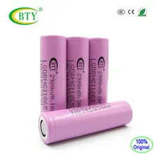 4PCS/LOT BTY 100% original 3.7V 18650 2900 mAh Rechargeable Batteries 18650 Battery With Battery Box Case