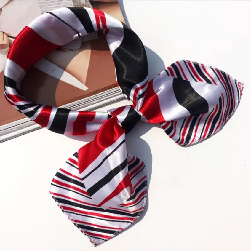 Fashion Women Square Head Scarf Wraps Scarves Ladies Printed Kerchief