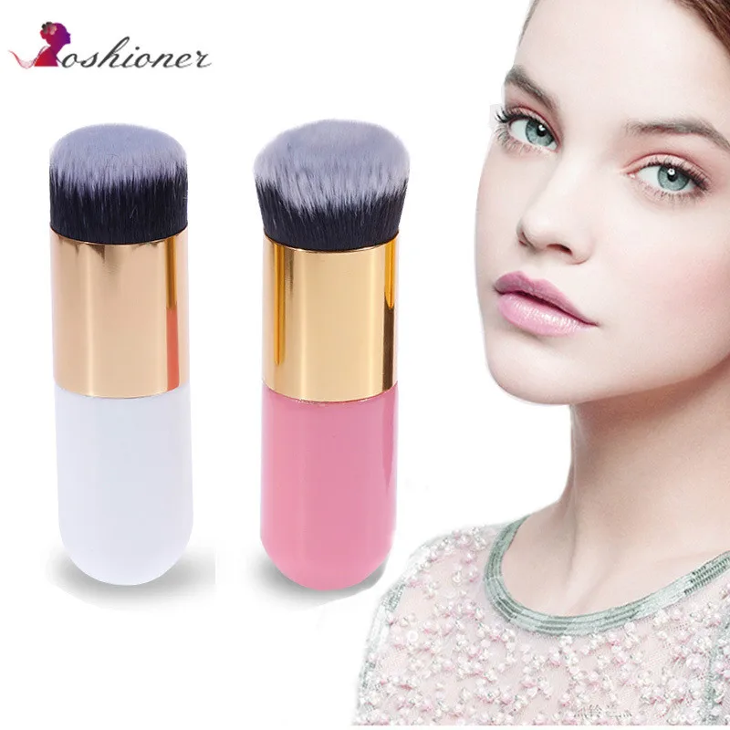 

Chubby Pier Foundation Brush Makeup Brush Single Flat Brush Flat Cream Professional Cosmetic Make-up Tool