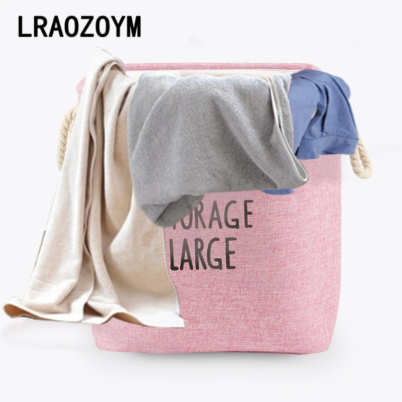 LRAOZOYM جديد تخزين سلة الغسيل حقيبة مقابض القطن الكتان الشمال نمط وضع القذرة الملابس الحمام المنظم 35*25*40 cm LR051 LRAOZOYM جديد تخزين سلة الغسيل حقيبة مقابض القطن الكتان الشمال نمط وضع القذرة الملابس الحمام المنظم 35*25*40 cm LR051