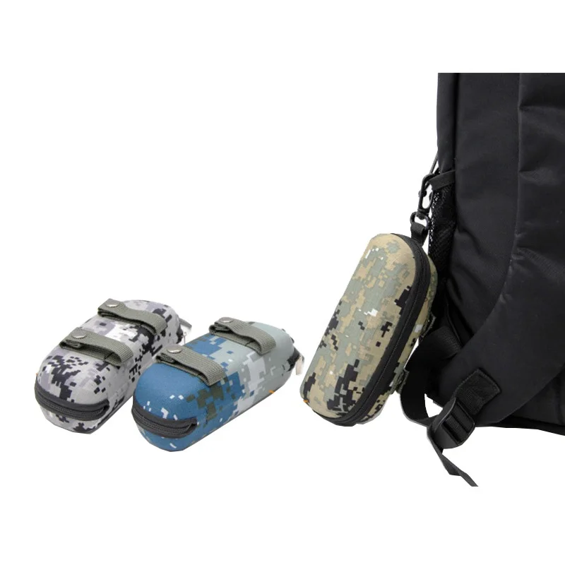 

Outdoor Portable EVA Sunglasses Box Storage Protector Camouflage Tactical Sun Goggle Glasses Bag Case EDC Accessory Hook