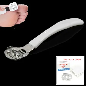 

Foot Care Pedicure Machine Callous Hard Skin Cutter Cuticle Remover Shaver 10 Corn Blades Tool