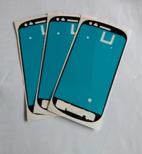 Free Shipping Hot Sale 50pcs lot Front Frame Adhesive Sticker For Samsung Galaxy S3 mini i8190