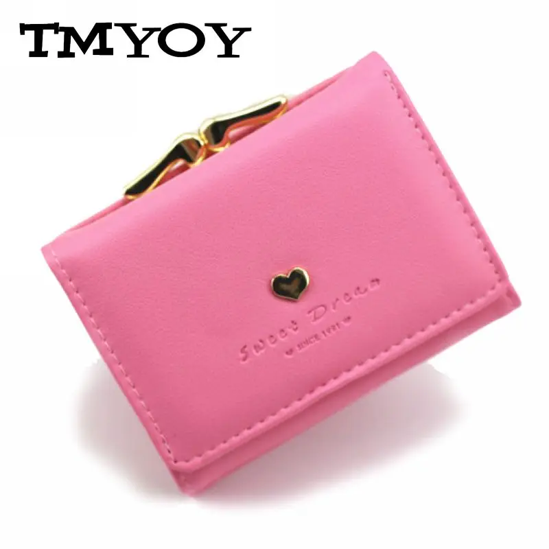 Women's Trifold Wallet With Coin Pocket