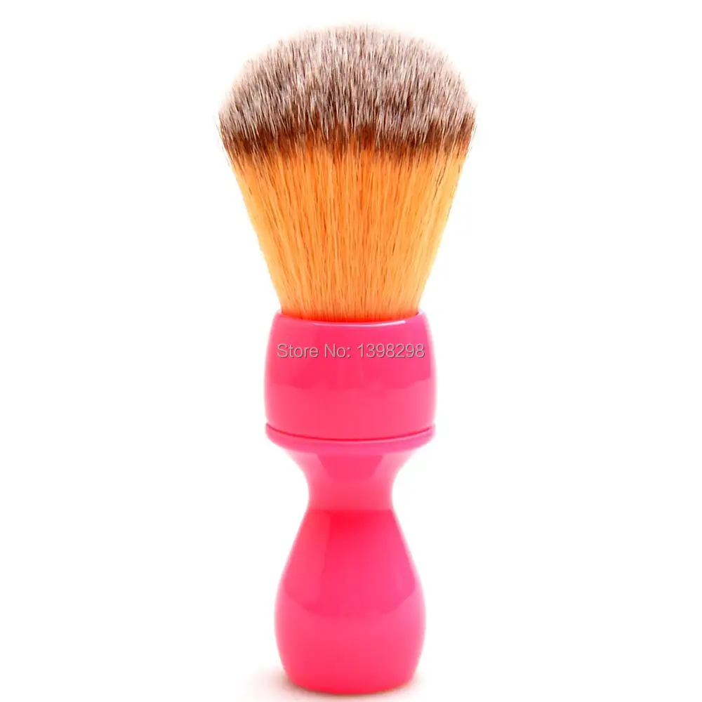 CSB человек кисточку Барсук синтетические нейлоновые мягкие волосы для чистого бритья Парикмахерская Розовый Смола Ручка для Для женщин