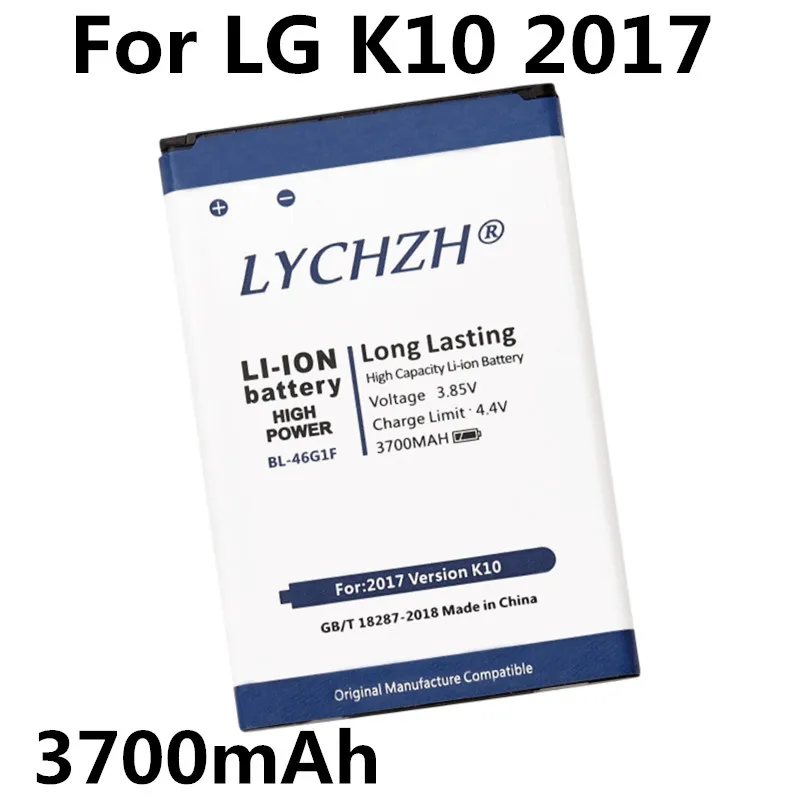 Оригинальный 3700 мАч BL-46G1F Батарея для LG K10 2017 K425 K428 K430H K20 плюс TP260 сотовый телефон |