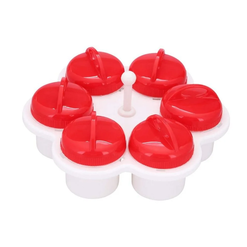 

Egg Tools 6 Pack Food Grade Silicone Boiler Hard Soft Boiled Cooker Kitchen Tool