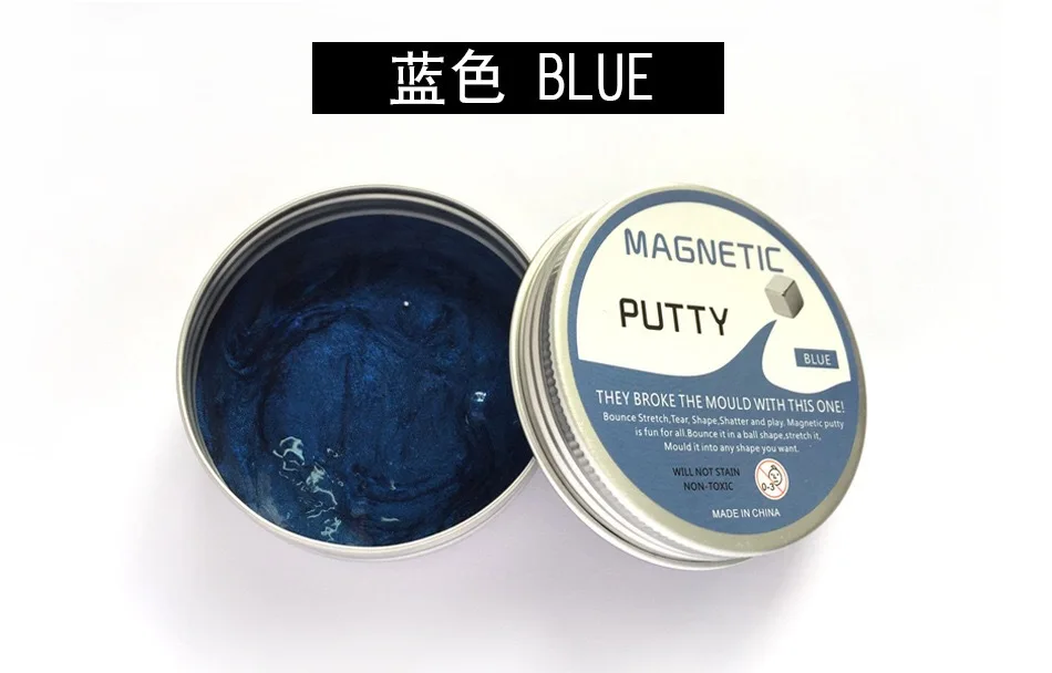 6 Colors Hand Modeling Clay Putty Slime Play Dough Magnetic Plasticine Toys for Children Kids Polymer Clay DIY Toys