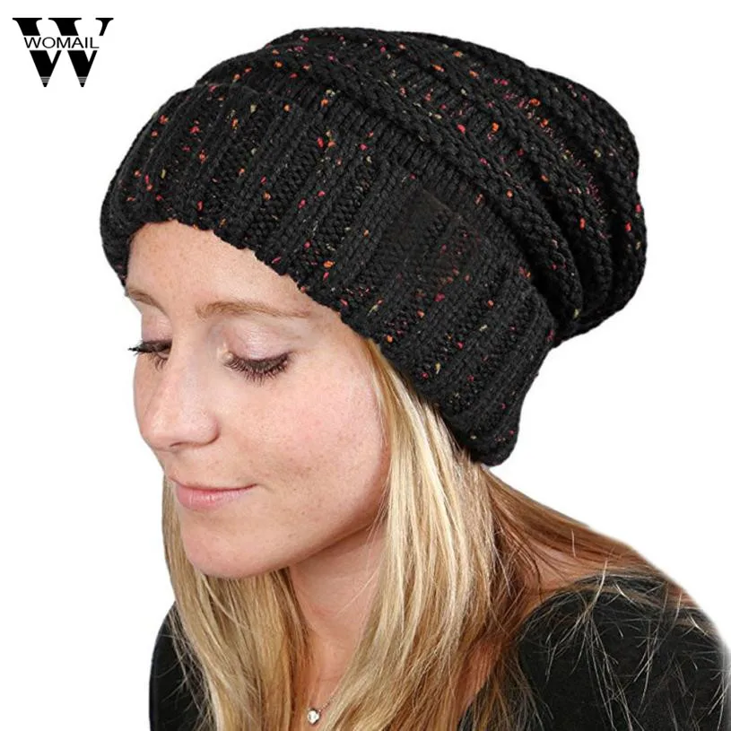 Fashion Women Casual Beanies Skullies Warm Knitted Gorros Femme