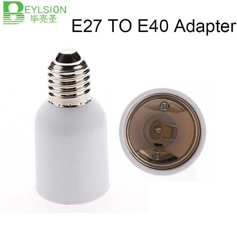 

BEYLSION LED Adapter E27 to E40 Lamp Holder Converter Socket Light Bulb Lamp Holder Adapter Plug Extender Led Light1