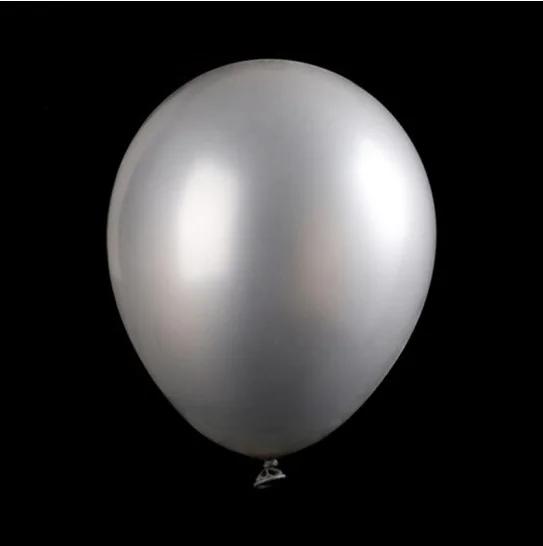 10 шт 12 дюймов 2,8 г королевский синий латексный шар надувные воздушные шары для свадебного украшения с днем рождения плавающие воздушные шары - Цвет: Silver