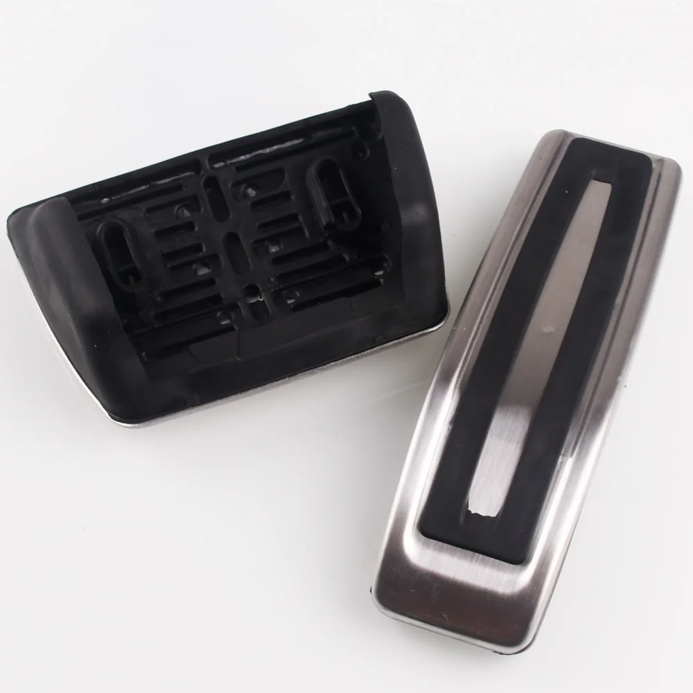 Car accessories Car pedals Pedal cover Stainless steel pedal cover Stainless steel Car Pedal Pads Cover AT case For Audi Q7 SQ7 Porsche Cayenne For VW Touareg