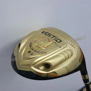 

men's Golf driver Katana VOLTIO NINJA PLUS 880 2Hi Gold/black Golf driver 9.5/10.5loft Graphite shaft R S flex driver clubs